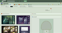 Desktop Screenshot of defect303.deviantart.com
