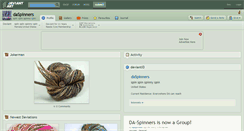 Desktop Screenshot of daspinners.deviantart.com