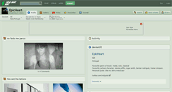 Desktop Screenshot of epicheart.deviantart.com