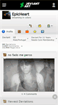 Mobile Screenshot of epicheart.deviantart.com