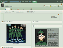 Tablet Screenshot of emiko.deviantart.com