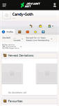 Mobile Screenshot of candy-goth.deviantart.com