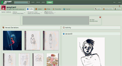 Desktop Screenshot of annycerri.deviantart.com