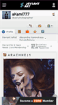 Mobile Screenshot of akami777.deviantart.com