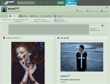 Tablet Screenshot of akami777.deviantart.com