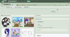 Desktop Screenshot of hyuugalove.deviantart.com