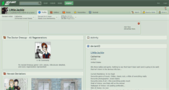 Desktop Screenshot of littlejackie.deviantart.com