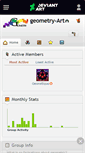 Mobile Screenshot of geometry-art.deviantart.com