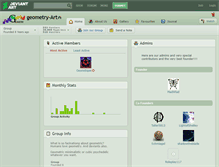 Tablet Screenshot of geometry-art.deviantart.com