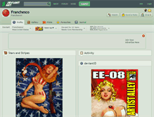 Tablet Screenshot of franchesco.deviantart.com