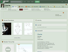 Tablet Screenshot of chavias.deviantart.com