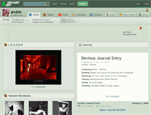 Tablet Screenshot of anubiz.deviantart.com