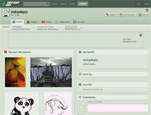 Tablet Screenshot of mshydeplz.deviantart.com