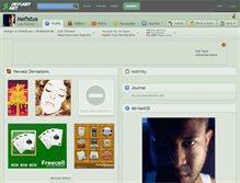 Tablet Screenshot of mefistus.deviantart.com