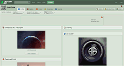 Desktop Screenshot of manticor.deviantart.com