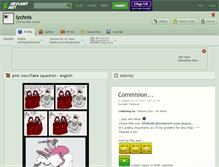 Tablet Screenshot of lychnis.deviantart.com