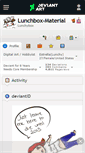 Mobile Screenshot of lunchbox-material.deviantart.com