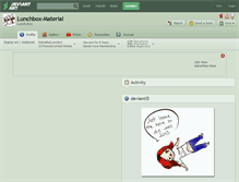 Tablet Screenshot of lunchbox-material.deviantart.com