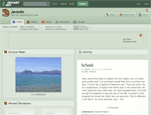 Tablet Screenshot of javenlin.deviantart.com