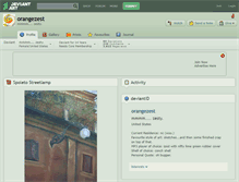 Tablet Screenshot of orangezest.deviantart.com