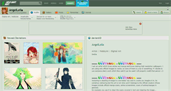 Desktop Screenshot of angelleila.deviantart.com
