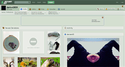 Desktop Screenshot of darkw0lf09.deviantart.com