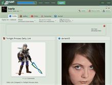 Tablet Screenshot of iverie.deviantart.com