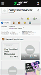 Mobile Screenshot of fuzzynecromancer.deviantart.com
