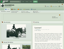 Tablet Screenshot of amandafphoto.deviantart.com