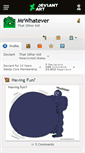 Mobile Screenshot of mrwhatever.deviantart.com