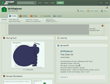 Tablet Screenshot of mrwhatever.deviantart.com