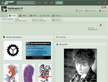 Tablet Screenshot of katskratch19.deviantart.com