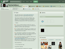 Tablet Screenshot of fletcheriefans.deviantart.com