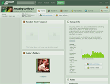 Tablet Screenshot of amazing-anthro.deviantart.com