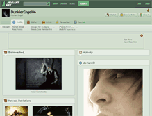 Tablet Screenshot of dunklerengel06.deviantart.com