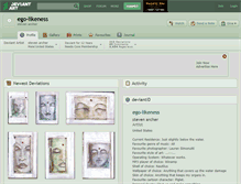 Tablet Screenshot of ego-likeness.deviantart.com