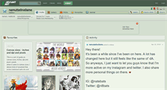 Desktop Screenshot of nemutte0no0ame.deviantart.com