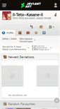 Mobile Screenshot of ll-teto--kasane-ll.deviantart.com