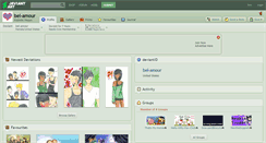 Desktop Screenshot of bel-amour.deviantart.com