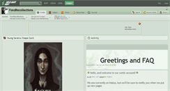 Desktop Screenshot of fondrecollections.deviantart.com