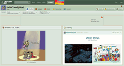 Desktop Screenshot of hellofriendlyboat.deviantart.com