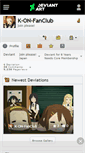 Mobile Screenshot of k-on-fanclub.deviantart.com