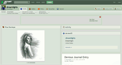 Desktop Screenshot of dreamlights.deviantart.com