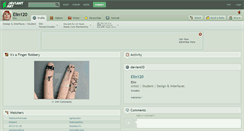 Desktop Screenshot of elin120.deviantart.com