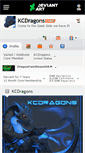 Mobile Screenshot of kcdragons.deviantart.com