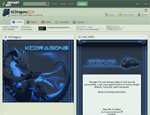 Tablet Screenshot of kcdragons.deviantart.com