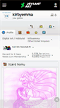 Mobile Screenshot of kirbyemma.deviantart.com