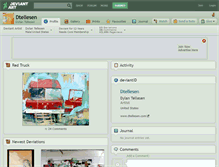 Tablet Screenshot of dtellesen.deviantart.com