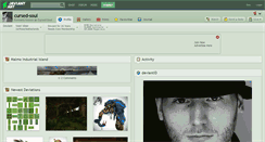 Desktop Screenshot of cursed-soul.deviantart.com