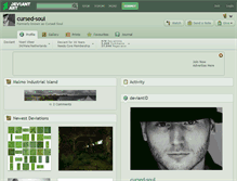 Tablet Screenshot of cursed-soul.deviantart.com